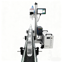 Fabrik-Großhandel 5W 10W Hochgeschwindigkeits-UV-Flug-3D-Lasermarkiermaschine Wasserkühlung Graviermaschine Produktionslinie DWG/DST