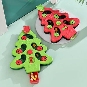 Juguete Interactivo para Perros con Forma de Árbol de Navidad de Año Nuevo, Divertido Juguete de Alimentación Lenta para Entrenamiento de Inteligencia, Hecho de Plástico Duradero - Product Image 2