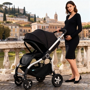 Chất Lượng Cao 3-Trong-1 Đa Chức Năng Có Thể Gập Lại Xe Đẩy Em Bé Với Năm Điểm Vành Đai An Toàn Mới Lnb Xe Tương Thích Với Toddler Xe Đẩy Em - Product Image 1