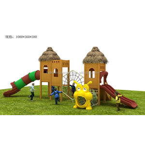 Parc <span class=keywords><strong>jungle</strong></span> gym barre de singe jeux d'escalade en bois aire de jeux avec toboggan - Product Image 6