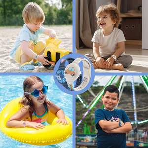 Bracelet de sport en silicone souple à prix réduit pour <span class=keywords><strong>Airtag</strong></span>, motif dessin animé pour enfants, étanche, 14 mm, léger, installation facile, multi-usages - Product Image 6