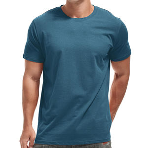 T-shirt Personalizzata da Uomo 100% Cotone con Collo a Costine, Oversize, Spalle Cadenti, Maglietta <span class=keywords><strong>Bianca</strong></span> Streetwear Pesante per Uomo - Product Image 2