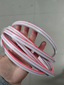แถบไฟ LED สีชมพู 5 ม. 12V ไฟเชือกซิลิโคนแบบยืดหยุ่นสำหรับตกแต่งห้องนอนร้านเสริมสวยวันวาเลนไทน์ - Product Image 2