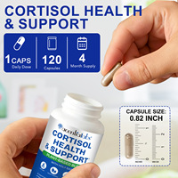 Acentiallabs Cortisol Support Antioxidante Sin Gluten Vegano Vitaminas 120 Cápsulas - Fábrica de Suplementos de Salud Personalizados