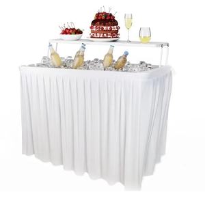 Pieghevole all'aperto <span class=keywords><strong>tavolo</strong></span> di raffreddamento del ghiaccio con scarico per la festa estiva picnic birra fredda bevanda e cibo - Product Image 1