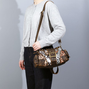 Borsa a Tracolla Mezzaluna con Stampa Leopardata e Chiusura a Cerniera, Design Aperto alla <span class=keywords><strong>Moda</strong></span> Estiva, Stile Trendy Transfrontaliero - Product Image 6