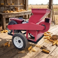 Offre Spéciale : Batteuse à Maïs Multifonctionnelle 8HP Diesel / Décortiqueuse à Maïs / Machine à Égrener et à Battre le Maïs