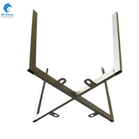 Remplacement de base de chaise en métal noir mat de 400mm en gros
