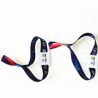 Bracelet en tissu NFC SUNLAN 13,56 MHz, réglable, mini-étiquette, puce NT213, RFID, logo personnalisé, couleur, contrôle d'accès sécurisé pour événements