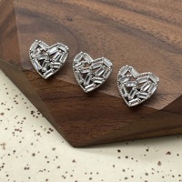 Boutons en zircon en gros avec tige, pour la mode DIY, vêtements d'extérieur pour femmes, pull, boutons en métal creux en forme de cœur, chemises, cardigan, embellissement