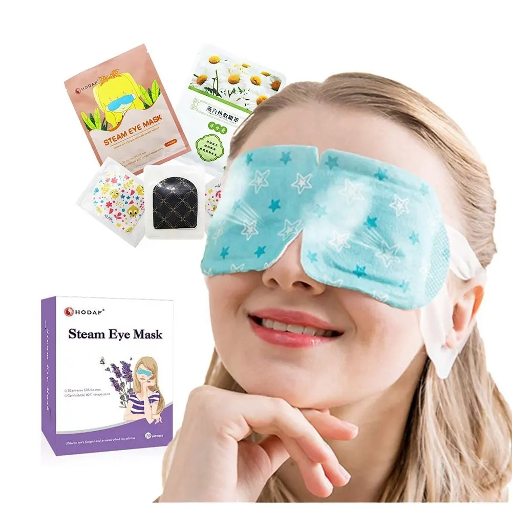 Instantly Warms Up and Smells good Cute design moisturizing Heating Eye Mask for sleep