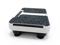 Plateforme vibrante pour tout le corps, plateforme vibrante de massage des pieds avec télécommande et bandes de résistance, machine de fitness amincissante pour la maison
