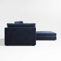 Canapé d'angle sectionnel en tissu, design moderne et luxueux, assise profonde, pour salon, vente chaude en usine, inégalé