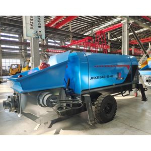 Pompe à béton sur remorque JIUHE, personnalisation, machinerie de béton, remorque montée sur remorque - Product Image 5