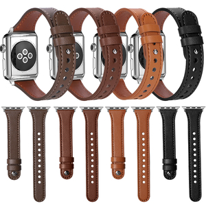 Nuovo Cinturino Compatibile con <span class=keywords><strong>Apple</strong></span> <span class=keywords><strong>Watch</strong></span> IWatch <span class=keywords><strong>SE</strong></span> 1 2 3 4 5 6 7 8 in Vera Pelle - Product Image 2