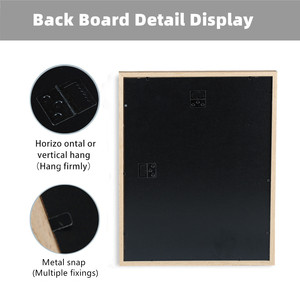 R-<strong>Frame</strong> A3 <strong>A4</strong> Wood <strong>Frames</strong> <strong>With</strong> Plexiglass Wall <strong>Mount</strong> Poster Display MDF Wooden Picture <strong>Frame</strong> - Product Image 3