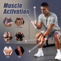 Cuerda de Batalla Inalámbrica Ajustable con Resorte para Entrenamiento Físico, Fuerza de Brazos y Ejercicio Muscular, Equipo de Fitness para el Hogar
