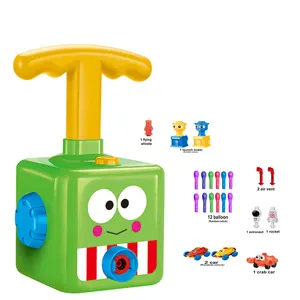 2021 신제품 도매 어린이 교육 장난감 공기 역학적 자동차 풍선 전원 장난감 자동차 아이 생일 선물