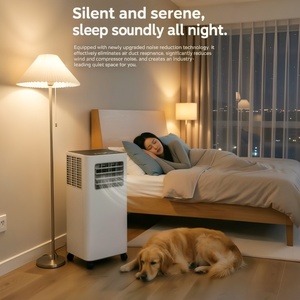 Climatiseur portable 5000 BTU, refroidissement uniquement, unité en plastique, fonctionnement silencieux, facile à déplacer pour chambre/dortoir - Product Image 6