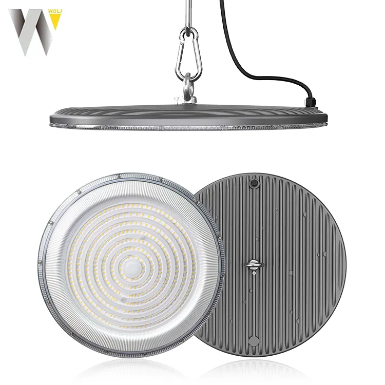 Lâmpada de highbay industrial ip66, 100w 150w 200w 300w 400w fábrica ufo led alta bay