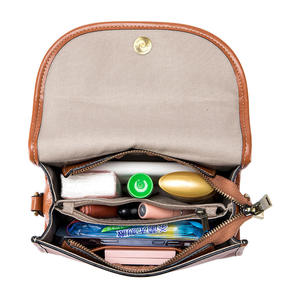 Sacs à bandoulière AndoBag pour femmes, sacs carrés petits en cuir de vache véritable, deux sangles, 3006 - Product Image 6