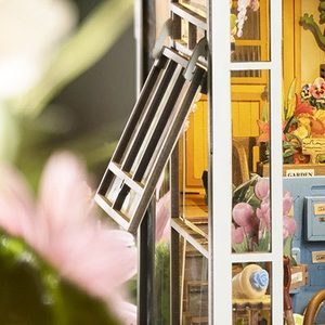 Robotime <span class=keywords><strong>Rolife</strong></span> 3D Bois DIY <span class=keywords><strong>Miniature</strong></span> Maison Livre Nooks TGB06 Jardin Maison Assembler Jouets Serre-Livres - Product Image 6