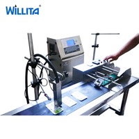 Impresora de Inyección de Tinta Continua Willita para Codificación de Número de Serie y Fecha de Caducidad, Impresora Industrial de Alta Velocidad, Máquina de Codificación Digital