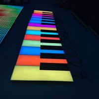 Piano interactif à projection LED RVB pour sol, idéal pour centres commerciaux, plazas, fêtes, mariages et événements commerciaux
