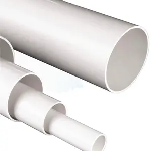 Chinese Factory 8 Inch Drainage With White Color Fittings PVC Drain Pipe