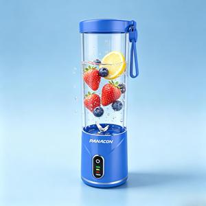 Heavy Duty Portable Blender 2000mAh USB Rechargeable One-<b>Button</b> Turbo Mode BPA Free Leak Proof Ice Smoothie <b>Maker</b> Mini - Product Image 5