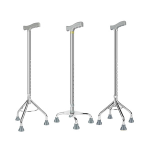 Andador de Cuatro Patas con Altura Ajustable de 77 a 99 cm, Bastón Antideslizante para Personas Mayores - Product Image 3