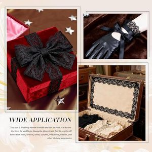 Cinta de Encaje Negra para Cajas de Regalo, Ramos de Boda, Guantes, Lazos para el Cabello, Velos, Accesorios para Vestidos - Product Image 5