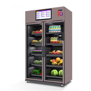 24/7 Tự Phục Vụ Thông Minh Tủ Lạnh Máy Bán Hàng Tự Động Với Dual Camera Và Đầu Đọc Thẻ Cho Trái Cây Và Bánh Sandwich Sdk Chức Năng - Product Image 3
