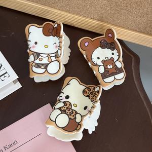 Pince à cheveux populaire en acétate de cellulose motif griffe de chat, mignonne, marque Hello HK, vente en gros - Product Image 2