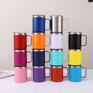 Sublimation Blank Stainless Steel Travel Coffee Cup 220ml 330ml Double Wall Vacuum Insulated Leak-Proof Mountaineering Buckle - Product Image 1