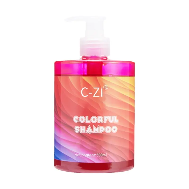 Shampooing professionnel semi-permanent chinois de teinture capillaire 21 couleurs adapté aux utilisateurs de teinture capillaire