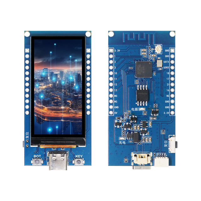 ESP32-S3 with Flash Memory, 1.9-inch LCD Display Development Board, 5.0 Wireless Module, 170*320.