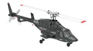 A61 rc युग 1/52 पैमाने पर एयर-वुल्फ 4ch इलेक्ट्रिक आरसी हेलीकॉप्टर 6-अक्ष Gyro और ऊंचाई शुरुआती इनडोर-आउटडोर तैयार-टू-गो स्थिर - Product Image 2