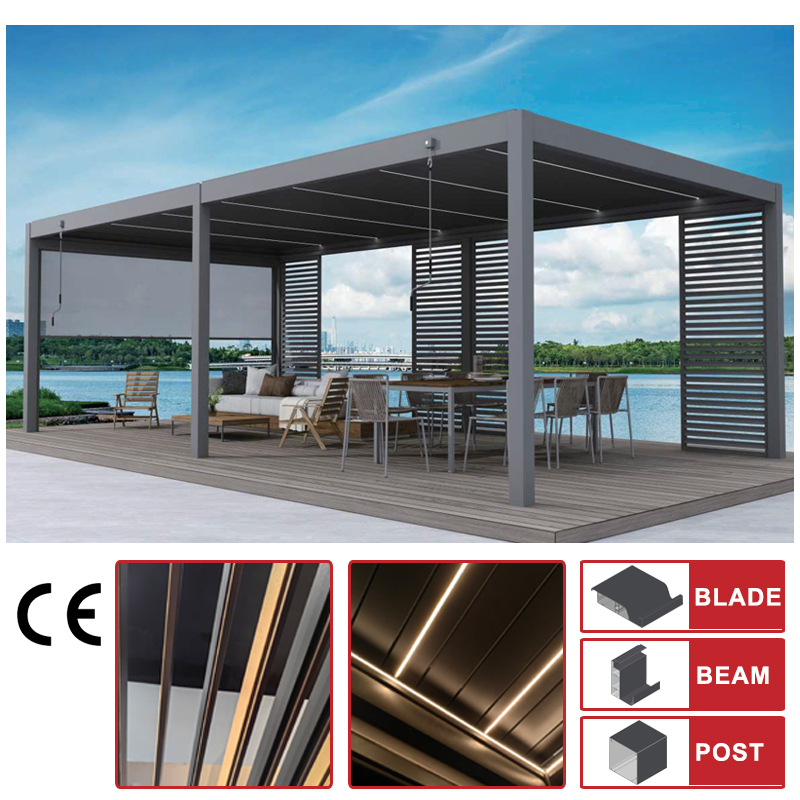 Custom Public Park Large Metal Pavilion