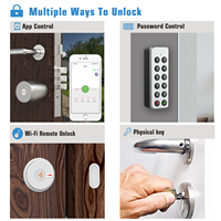 Aurelysse Professionele OEM ODM Slimme Sloten Retrofit Euro Profiel Cilinder Tuya/TTlock/Zigbee/Wehere voor vingerafdruk thuisgebruik