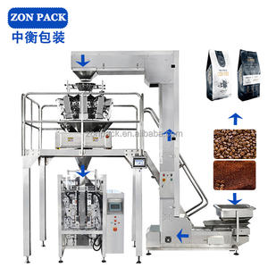 Machine à emballer verticale de riz de haricots de sac de joint de quadruple de fond de bloc automatique avec la valve de dégazage - Product Image 4