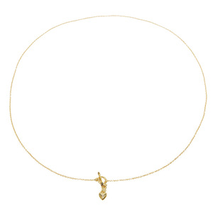 Mini Collana con Ciondolo a Cuore Dorato con <span class=keywords><strong>Alfabeto</strong></span>, Chiusura a T, Gioiello con Charm d'Amore per Donne - Product Image 5