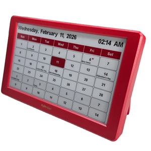 Calendrier électronique 7 pouces pour seniors, rappel de médicaments, messages familiaux, suivi de la routine quotidienne, affichage numérique WiFi, nouvelles en temps réel - Product Image 1