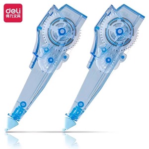 Recharge de ruban correcteur Deli 5 mm, en forme de stylo, transparente, pour étudiants - Product Image 1