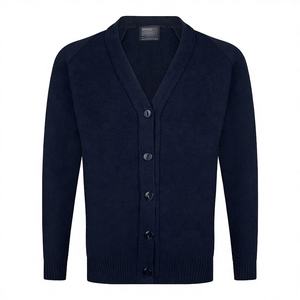 Cárdigan Escolar de Punto de Algodón y Poliéster con Cuello en V para Niños y Niñas de Jardín de Infancia, Primaria, Secundaria y Preparatoria - Product Image 4