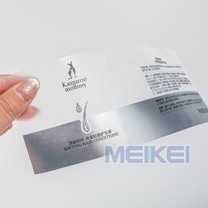 Không thấm nước trắng Bopp dầu gội nhãn CuộN logo của bạn bù đắp in ấn Glossy cán ô liu tự dính nhãn cho phòng tắm - Product Image 3