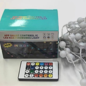 Luces Decorativas Inteligentes RGB en Forma de Bola, Impermeables IP67, Luces para Correr en Exteriores con Control por Voz/Aplicación/Control Remoto - Product Image 5