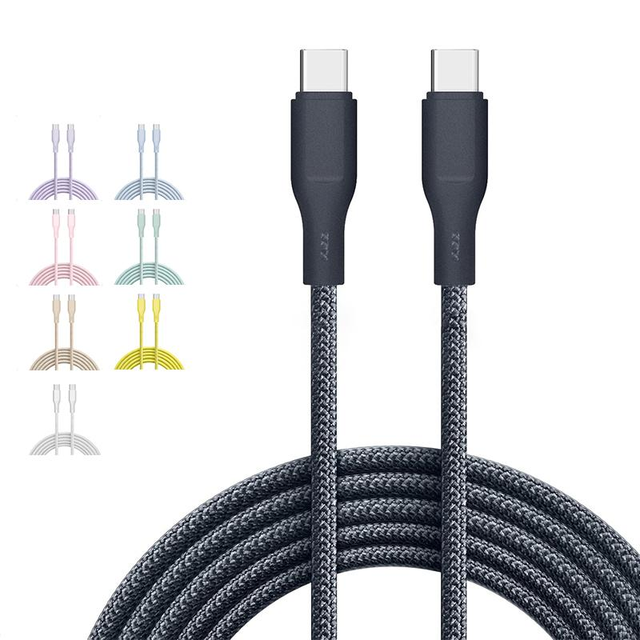 Braided USB-C Fast Charging Cable 1m Nylon USB3.0 Android for Xiaomi/Samsung Mobile Phones Compatible with Data Transfer