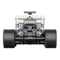 Jeu de construction éducatif personnalisé de 276 pièces 1:18 en ABS, thème de transport, voiture de course F1 (à tirer en arrière)