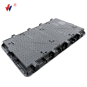Couvercle de regard <span class=keywords><strong>en</strong></span> <span class=keywords><strong>fonte</strong></span> <span class=keywords><strong>ductile</strong></span> EN124 <span class=keywords><strong>D400</strong></span> carré pour le marché du Qatar, antivol et anti-fuite d'eau - Product Image 3